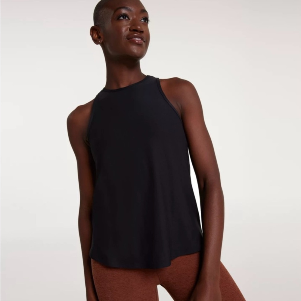 NWT Calia by Carrie Underwood Lustralux Tank Top SzS pure black